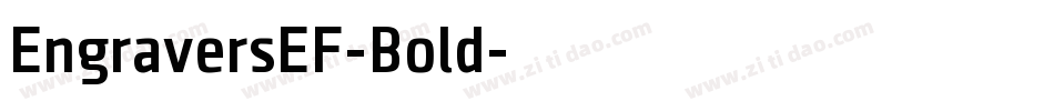 EngraversEF-Bold字体转换