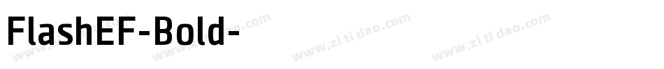 FlashEF-Bold字体转换