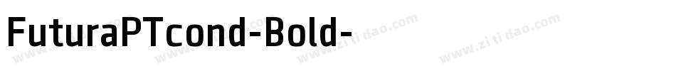 FuturaPTcond-Bold字体转换