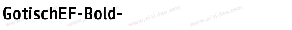 GotischEF-Bold字体转换
