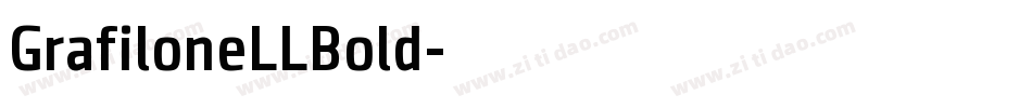 GrafiloneLLBold字体转换