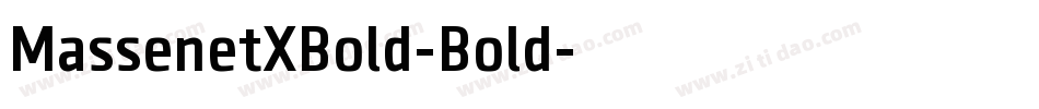 MassenetXBold-Bold字体转换