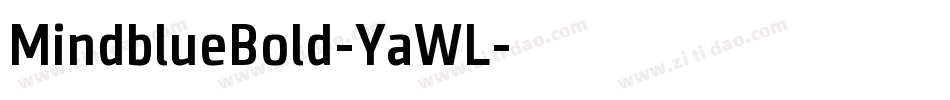 MindblueBold-YaWL字体转换