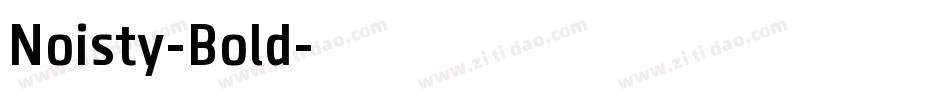 Noisty-Bold字体转换