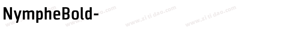 NympheBold字体转换