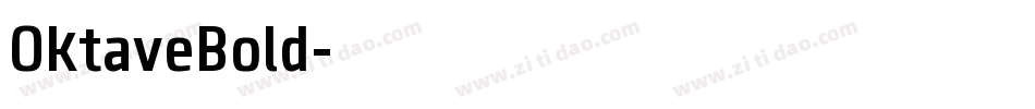 OktaveBold字体转换