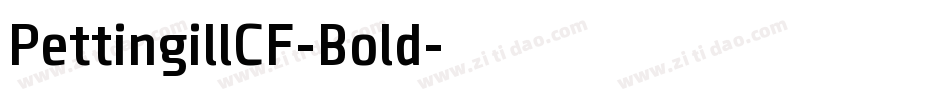 PettingillCF-Bold字体转换
