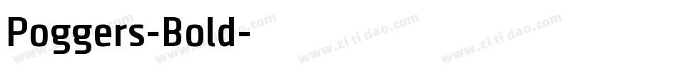 Poggers-Bold字体转换