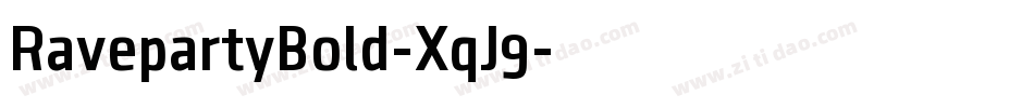 RavepartyBold-XqJ9字体转换