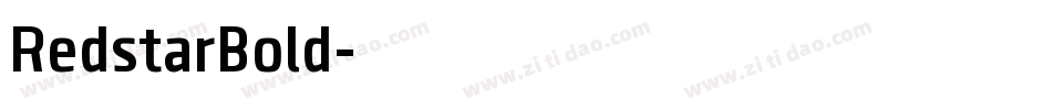 RedstarBold字体转换