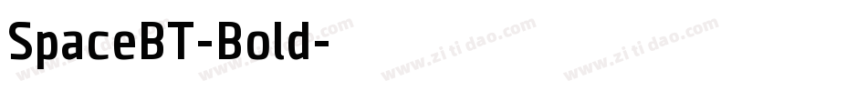SpaceBT-Bold字体转换