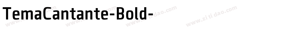 TemaCantante-Bold字体转换 TemaCantante-Bold字体转换