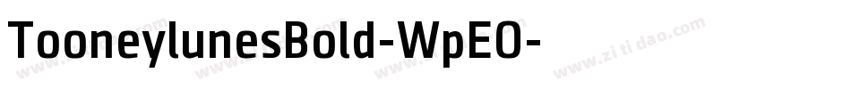TooneylunesBold-WpEO字体转换