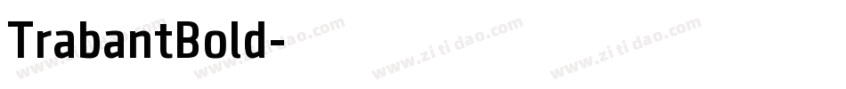 TrabantBold字体转换