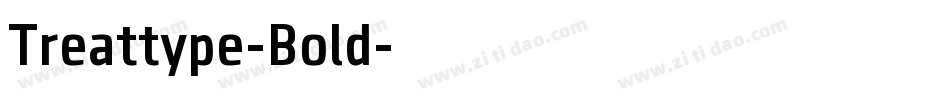 Treattype-Bold字体转换
