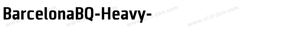 BarcelonaBQ-Heavy字体转换