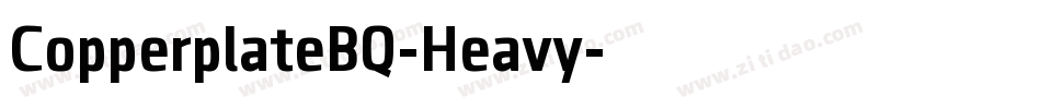 CopperplateBQ-Heavy字体转换