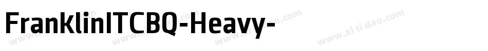 FranklinITCBQ-Heavy字体转换