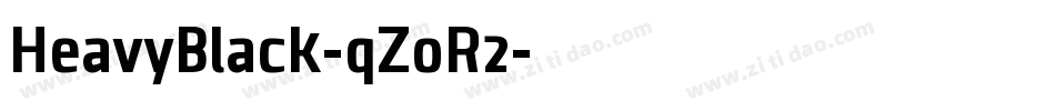 HeavyBlack-qZoR2字体转换