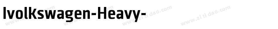 Ivolkswagen-Heavy字体转换