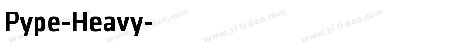 Pype-Heavy字体转换