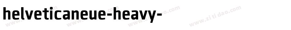 helveticaneue-heavy字体转换