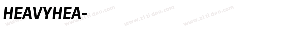 HEAVYHEA字体转换