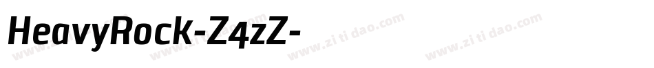 HeavyRock-Z4zZ字体转换