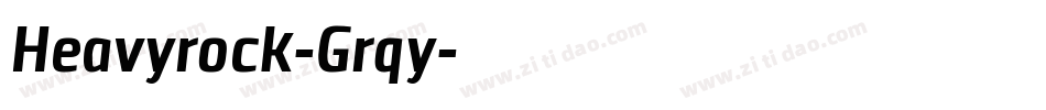 Heavyrock-Grqy字体转换
