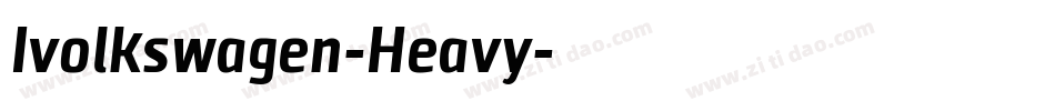 Ivolkswagen-Heavy字体转换