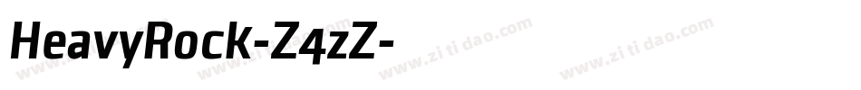 HeavyRock-Z4zZ字体转换