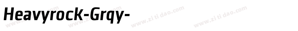 Heavyrock-Grqy字体转换
