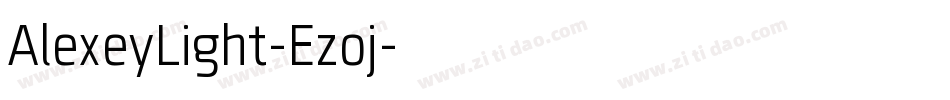 AlexeyLight-Ezoj字体转换