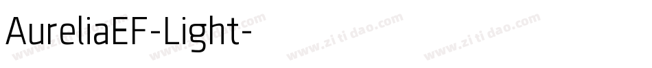 AureliaEF-Light字体转换