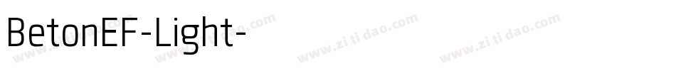 BetonEF-Light字体转换 BetonEF-Light字体转换
