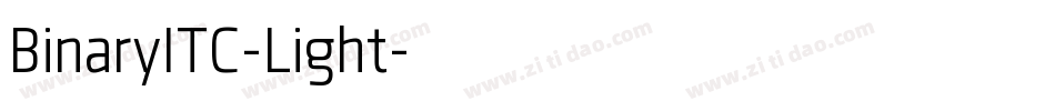 BinaryITC-Light字体转换