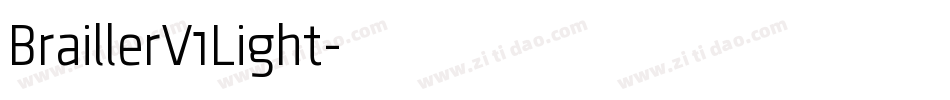 BraillerV1Light字体转换