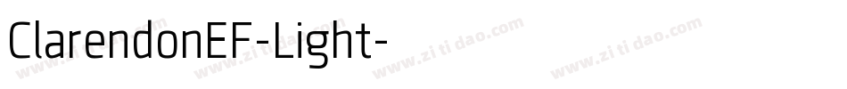 ClarendonEF-Light字体转换 ClarendonEF-Light字体转换
