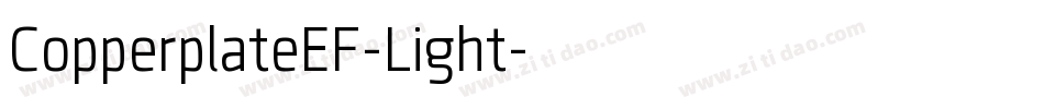CopperplateEF-Light字体转换