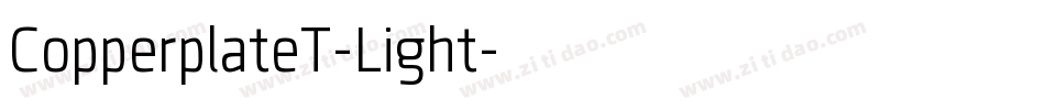CopperplateT-Light字体转换 CopperplateT-Light字体转换