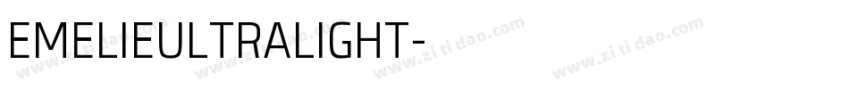 EMELIEULTRALIGHT字体转换