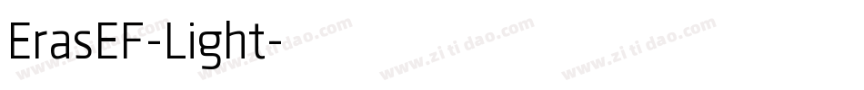 ErasEF-Light字体转换