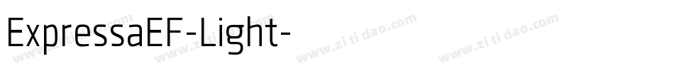 ExpressaEF-Light字体转换