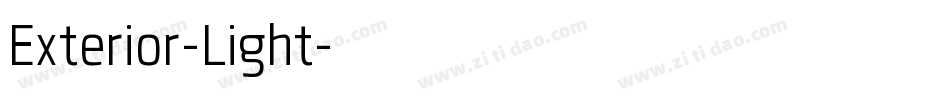 Exterior-Light字体转换