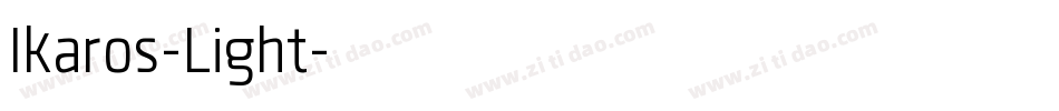Ikaros-Light字体转换