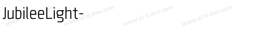 JubileeLight字体转换