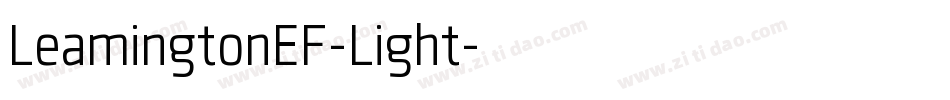 LeamingtonEF-Light字体转换
