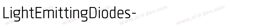 LightEmittingDiodes字体转换
