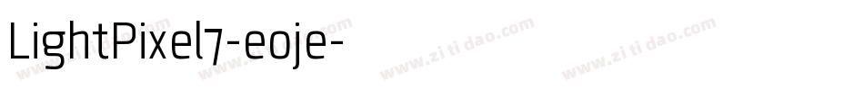 LightPixel7-eoje字体转换