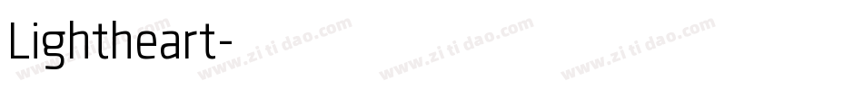 Lightheart字体转换